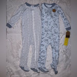 18 month bamboo footies ( chick pea )